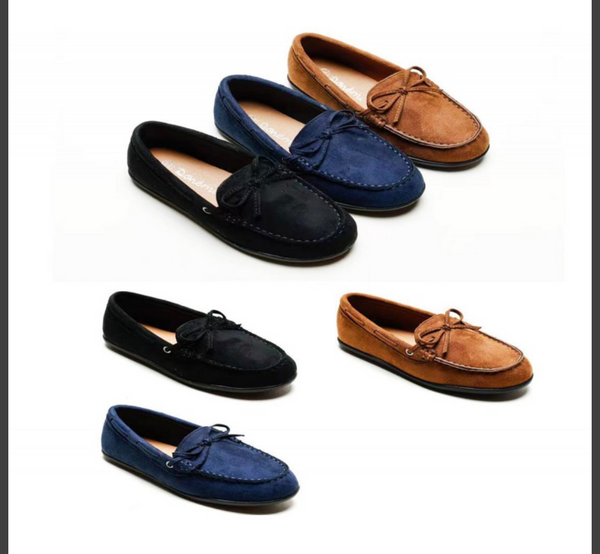 Boys tan 2025 suede loafers