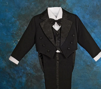 Boys Black Tuxedo Suit